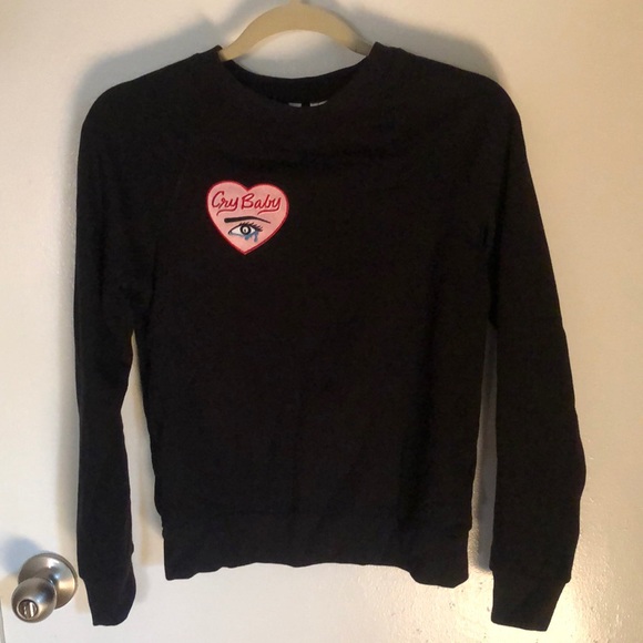 cry baby sweatshirt h&m